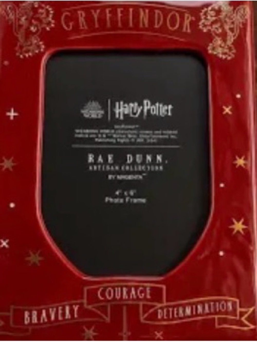 Rae Dunn Harry Potter 4x6 Frame